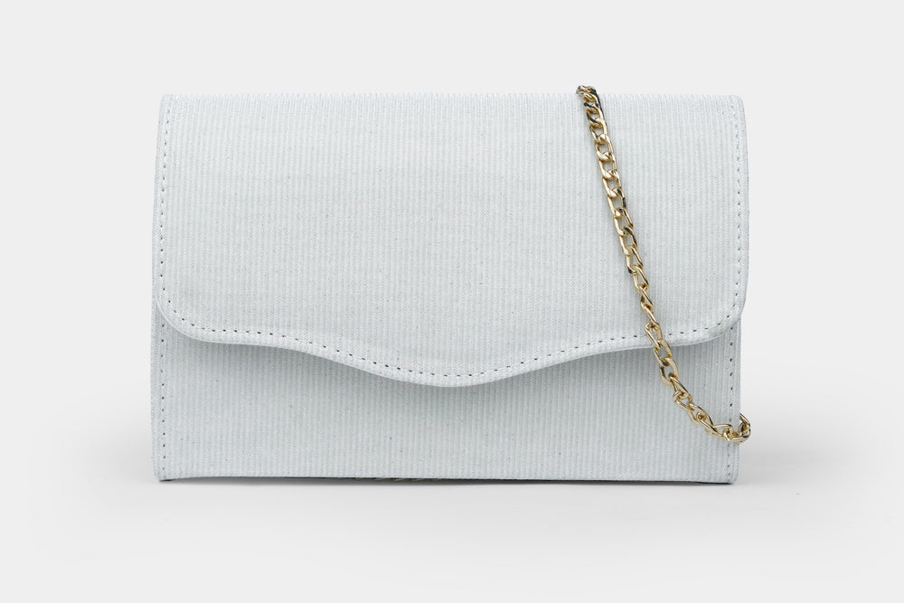 Clutch White Sparkle