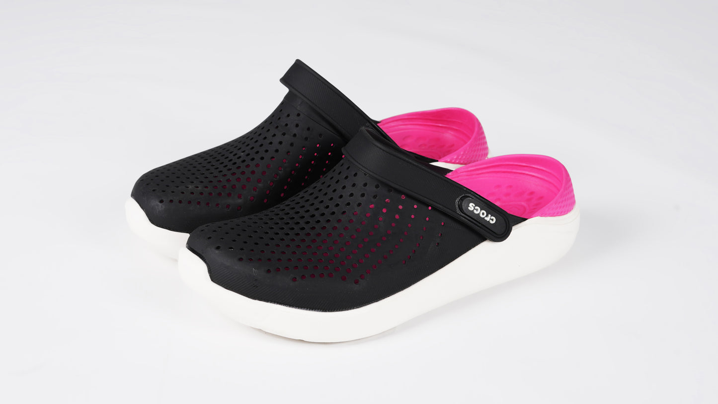women crocs pink