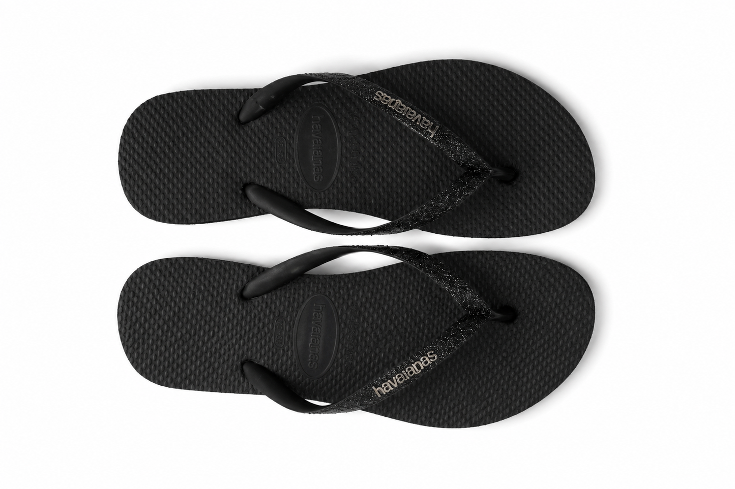 havaianas slipper black/gray