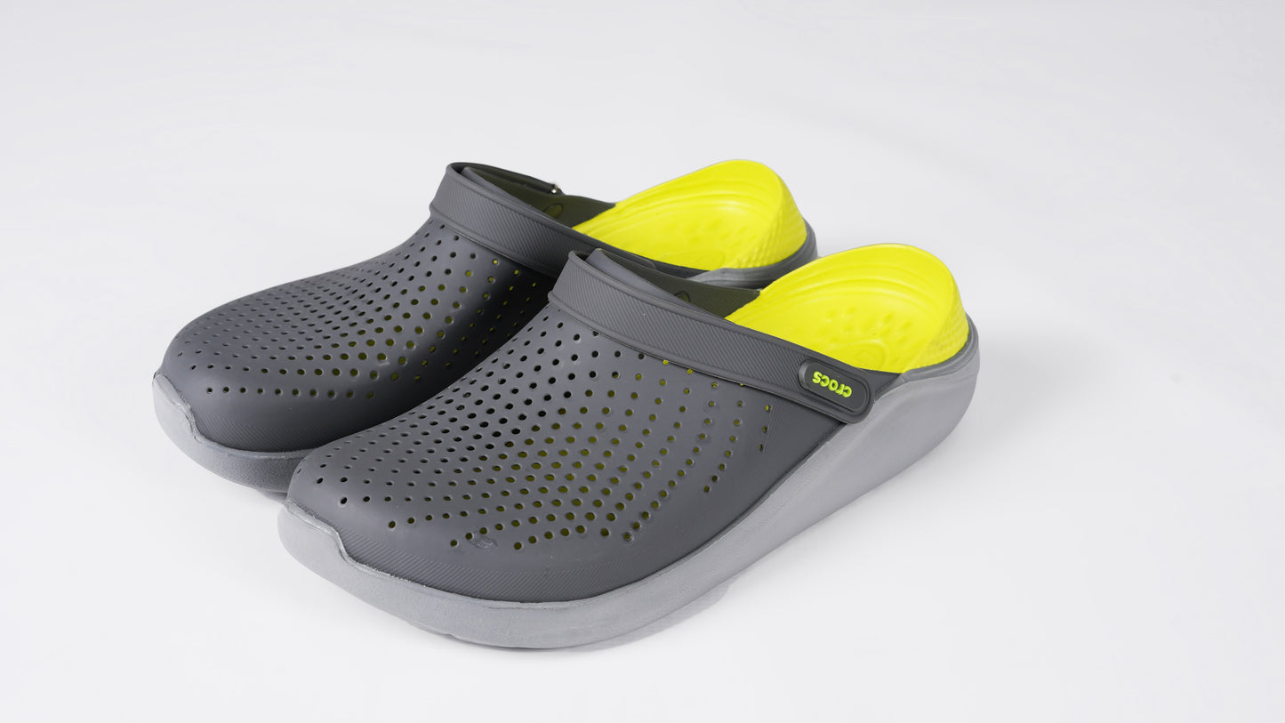 men crocs black/gray