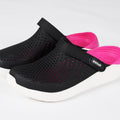 women crocs black/pink