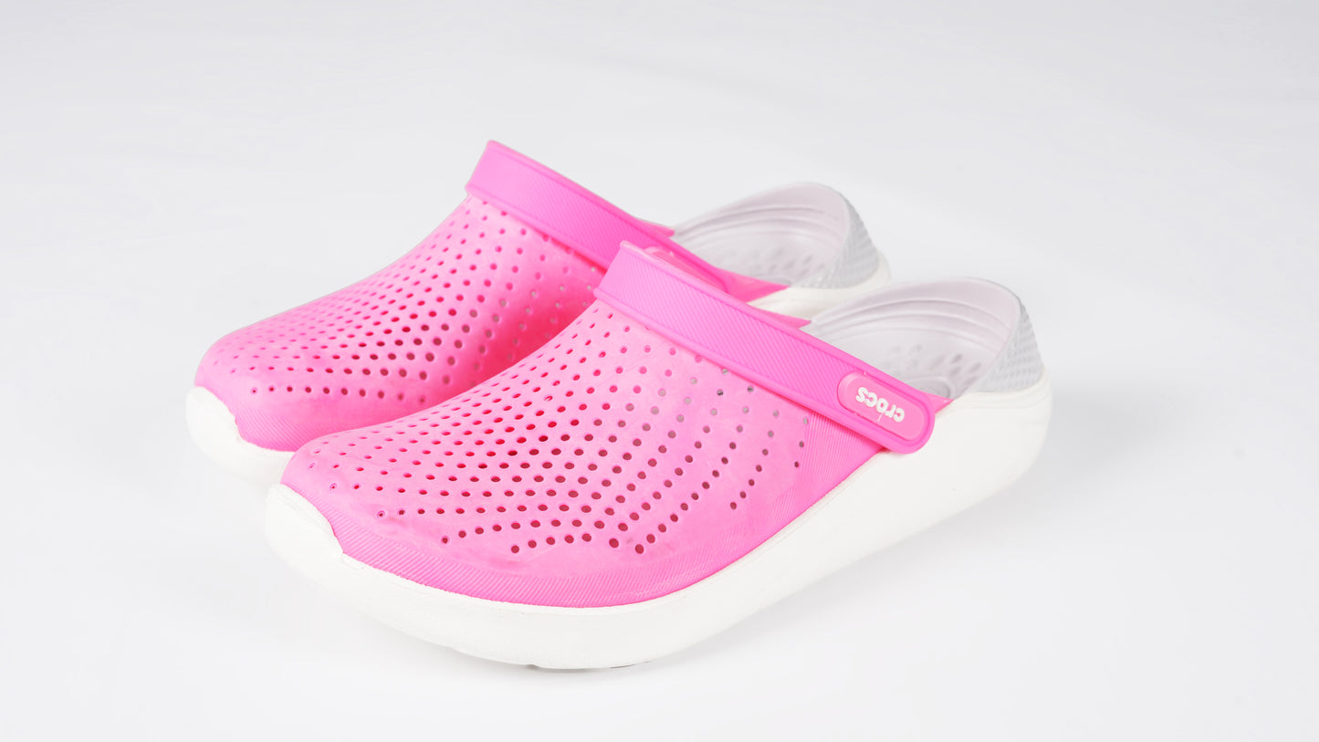 women crocs pink